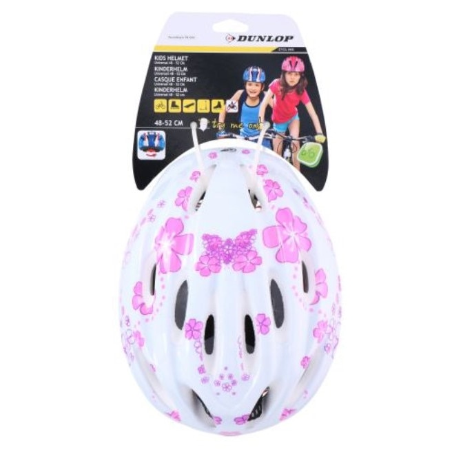 Casca bicicleta pentru copii 48-52 cm - Dunlop - alb