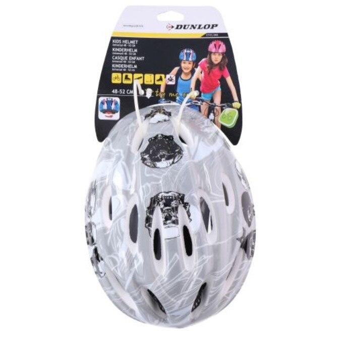 Casca bicicleta pentru copii 48-52 cm - Dunlop - gri
