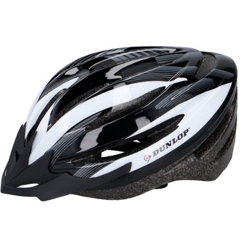 Casca bicicleta L (56-61 cm) unisex alb-negru - Dunlop Casca bicicleta L (56-61 cm) unisex alb-negru - Dunlop