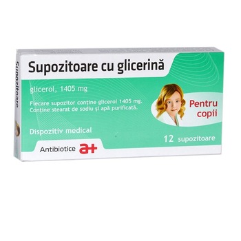Supozitoare cu Glicerina Pentru Copii , Supozitoare, 12buc Supozitoare cu Glicerina Pentru Copii , Supozitoare, 12buc