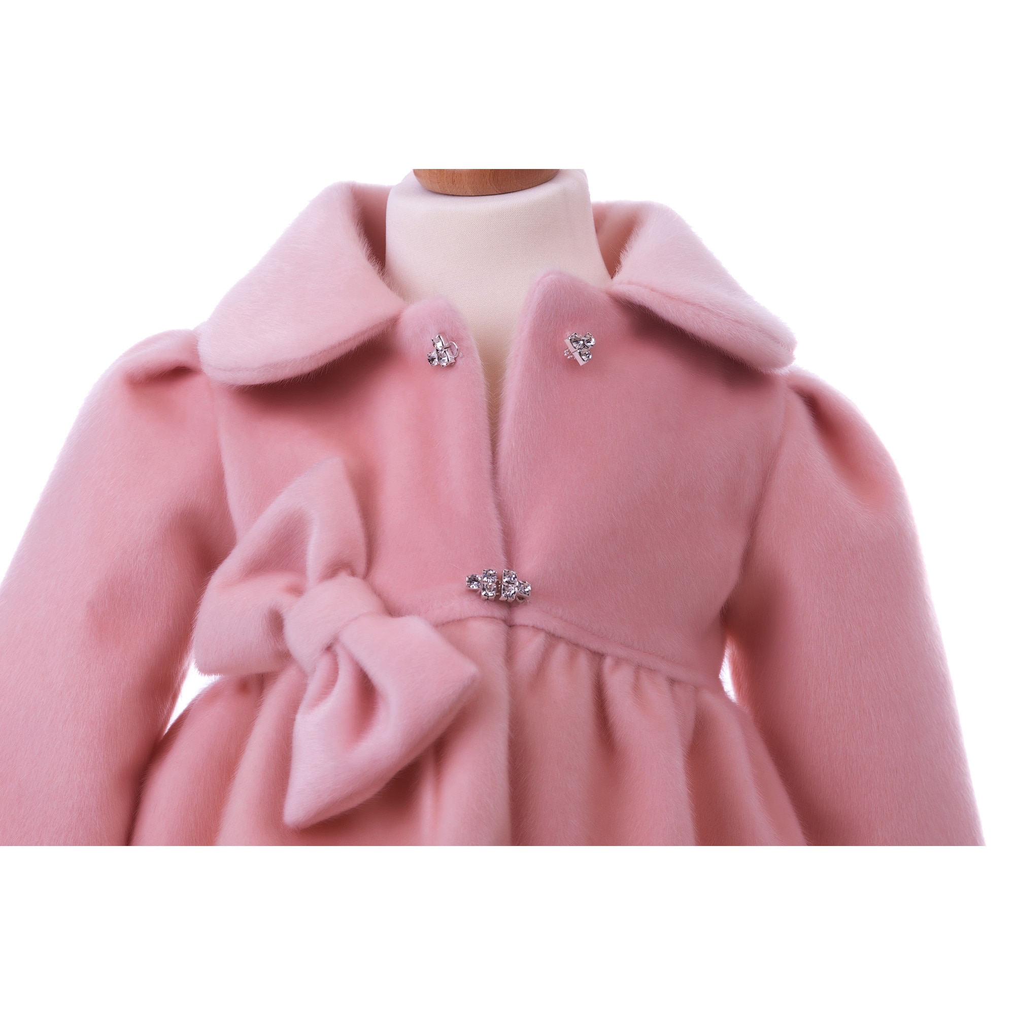 Palton fetita, Bebe, roz, model 1-2 ani - eMAG.ro