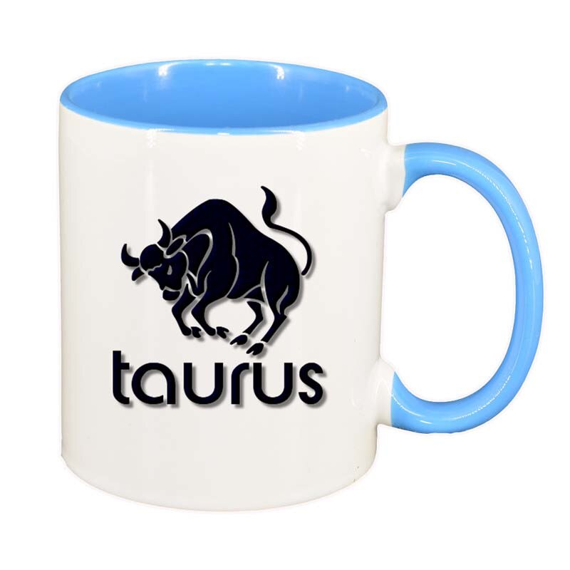 Cana Zodie, interior albastru, 330ml, D151