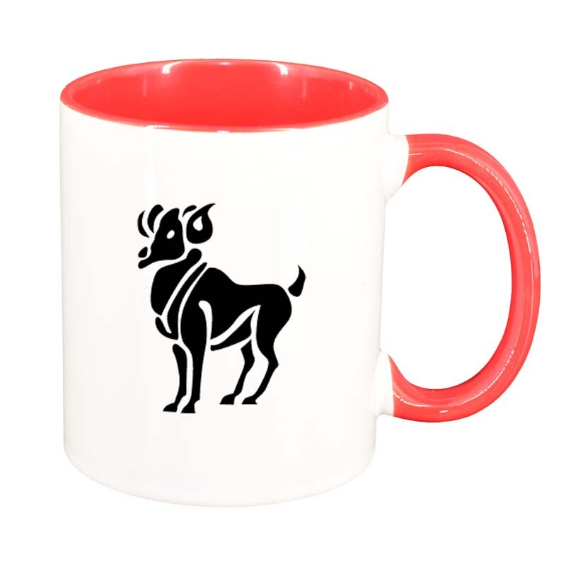 Cana Zodie, interior rosu, 330ml, D150