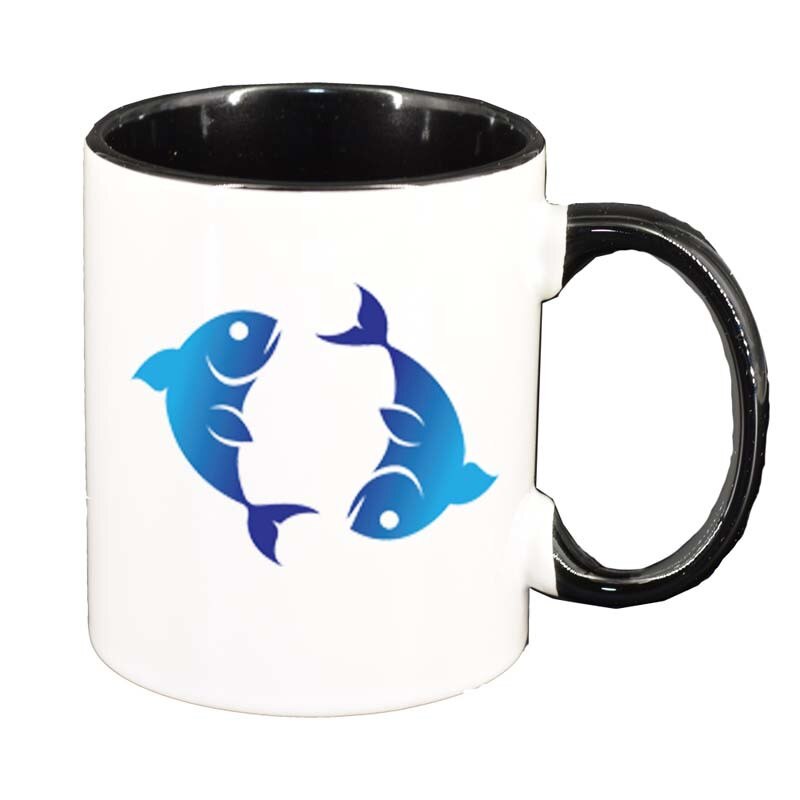 Cana Zodie, interior negru, 330ml, D161