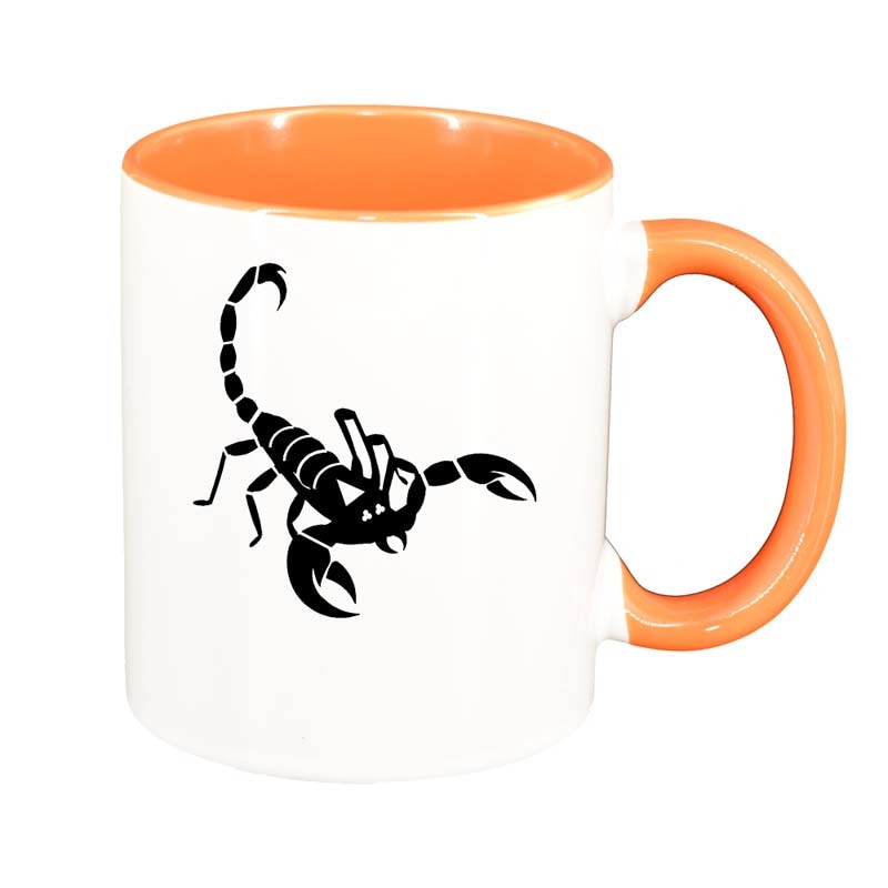 Cana Zodie, interior portocaliu, 330ml, D157