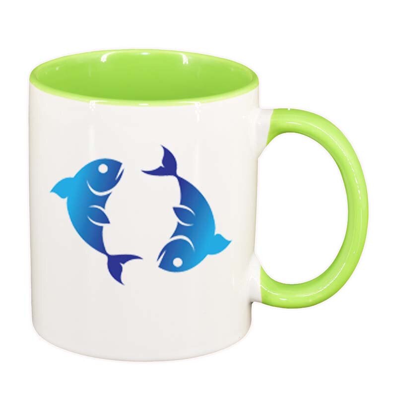 Cana Zodie, interior verde deschis, 330ml, D161