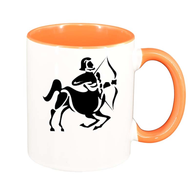 Cana Zodie, interior portocaliu, 330ml, D158