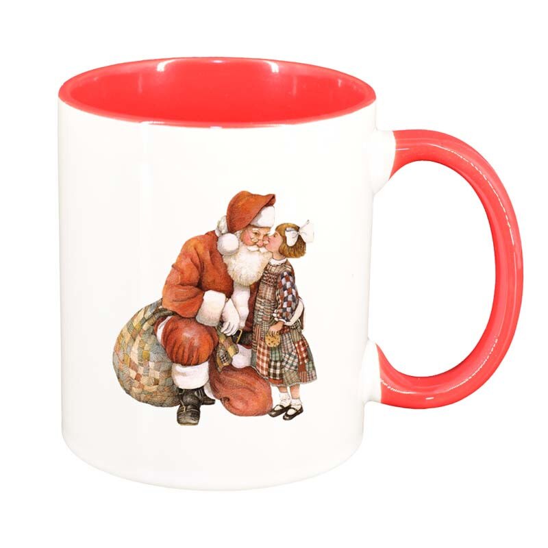 Cana Mos Craciun, interior rosu, 330ml, D167