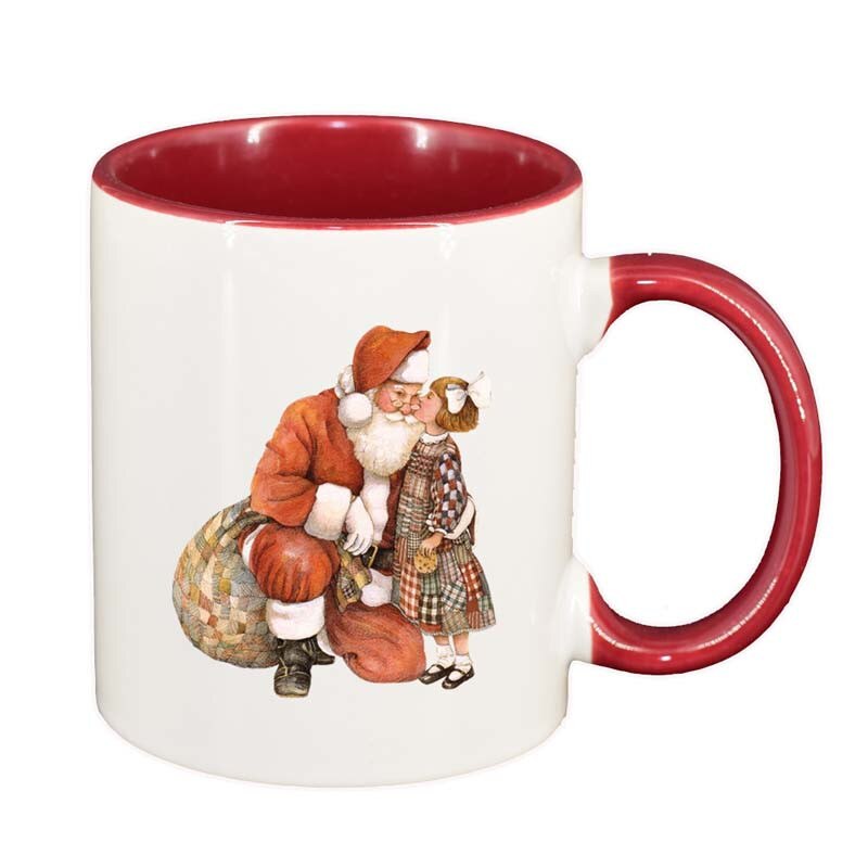 Cana Mos Craciun, interior rosu, 330ml, D167