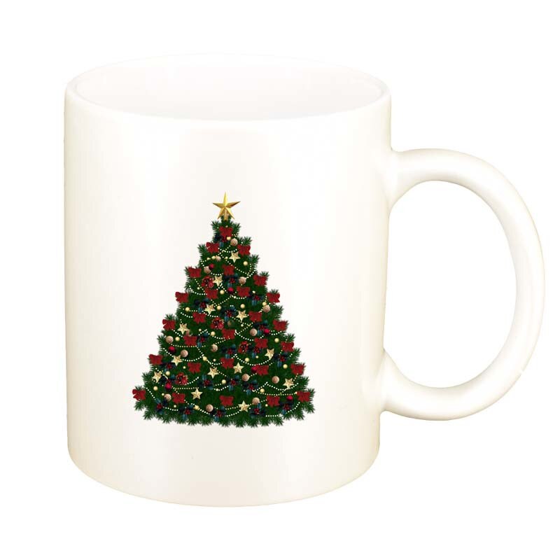 Cana Craciun, alb sidefata, 330ml, D165