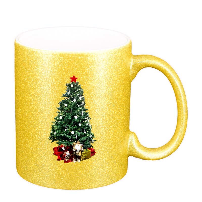 Cana Craciun, auriu sidefata glitter, 330ml, D164