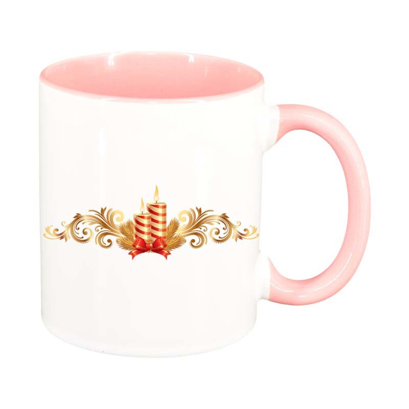 Cana Craciun, interior roz, 330ml, D166