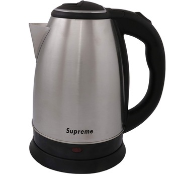 Fierbator electric Supreme, inox, 2000 W, 1.8 L, baza 360 grade Fierbator electric Supreme, inox, 2000 W, 1.8 L, baza 360 grade