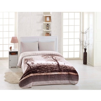 Patura calduroasa din poliester, 200X240 cm, MODALETTO, WOOD Patura calduroasa din poliester, 200X240 cm, MODALETTO, WOOD