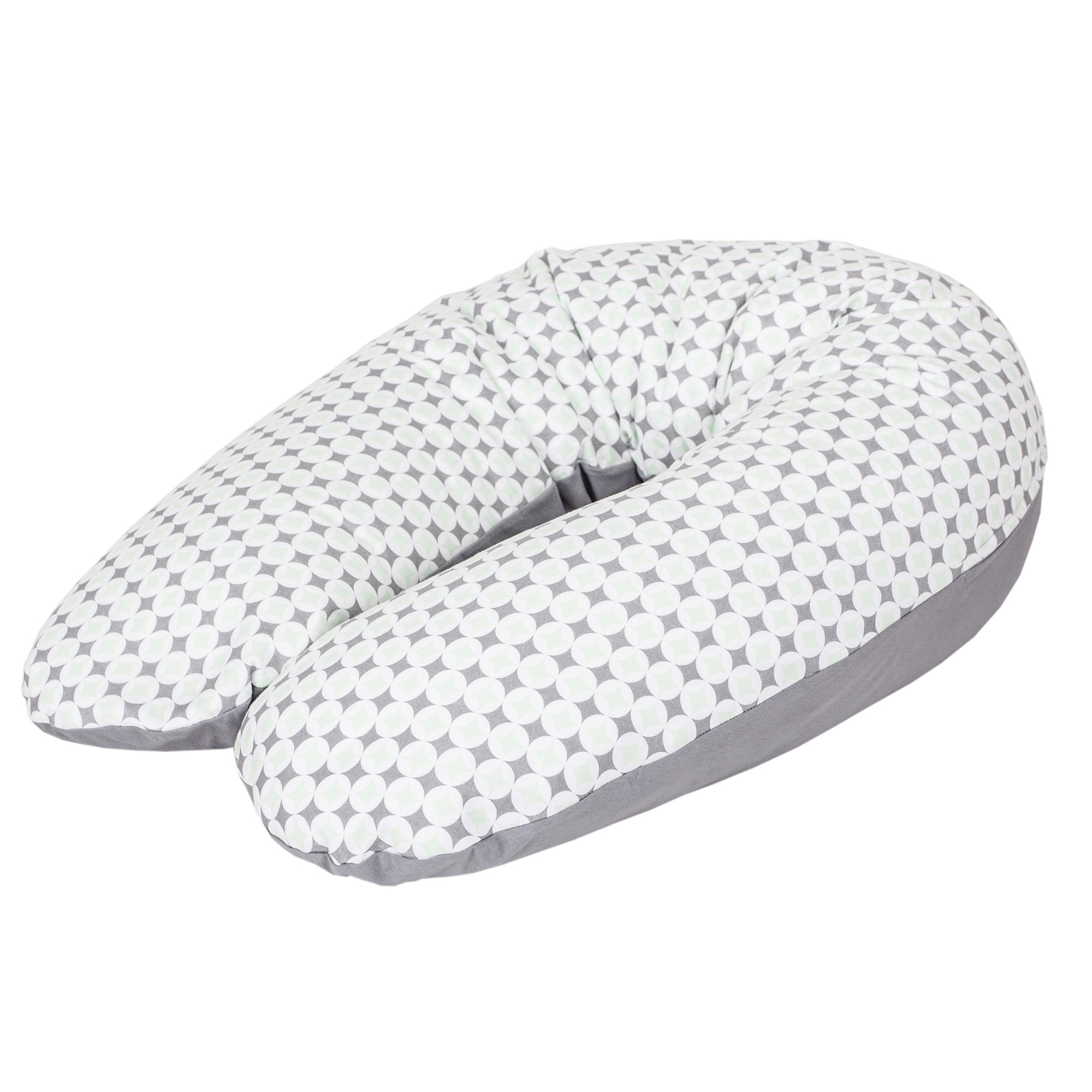 Perna de alaptat cu microparticule Cebuszka Physio Multi 190x35 cm Romburi, multicolor