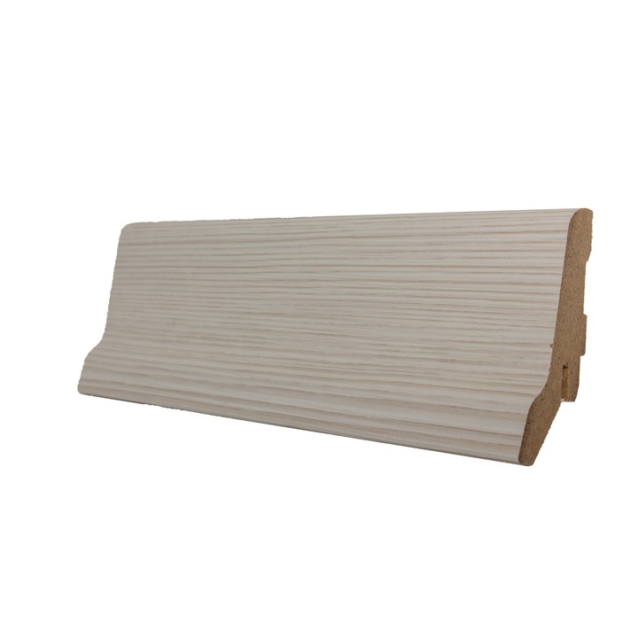 Plinta MDF Woodline Cream, 2800x60x23mm