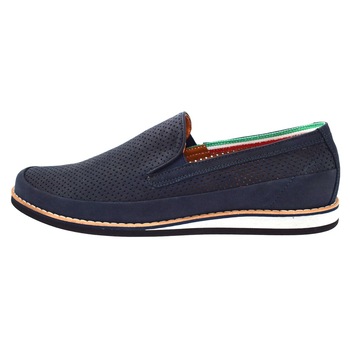 Pantofi perforati barbati, din piele naturala, marca Conhpol, D1266S-19-42-40, bleumarin, Albastru marin, 40 Pantofi perforati barbati, din piele naturala, marca Conhpol, D1266S-19-42-40, bleumarin, Albastru marin, 40