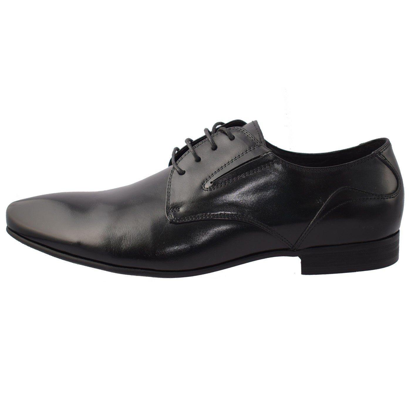 Pantofi barbati, din piele naturala, marca Eldemas, W1508-1, negru, Negru, 39