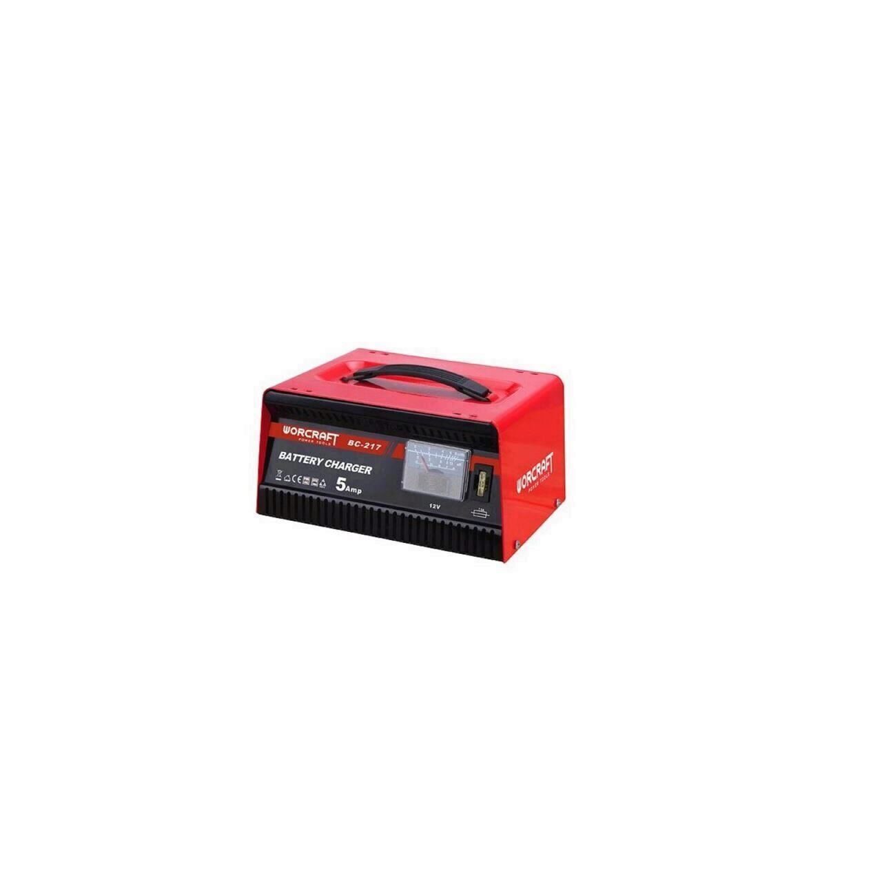 Redresor pentru baterii auto Worcraft BC-217, 12V/230V, 5A