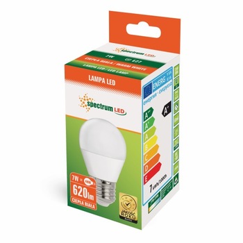 Bec led glob mic B 45 E27 / 7W /620 lumeni, lumina calda 7 W 2700 k Bec led glob mic B 45 E27 / 7W /620 lumeni, lumina calda 7 W 2700 k