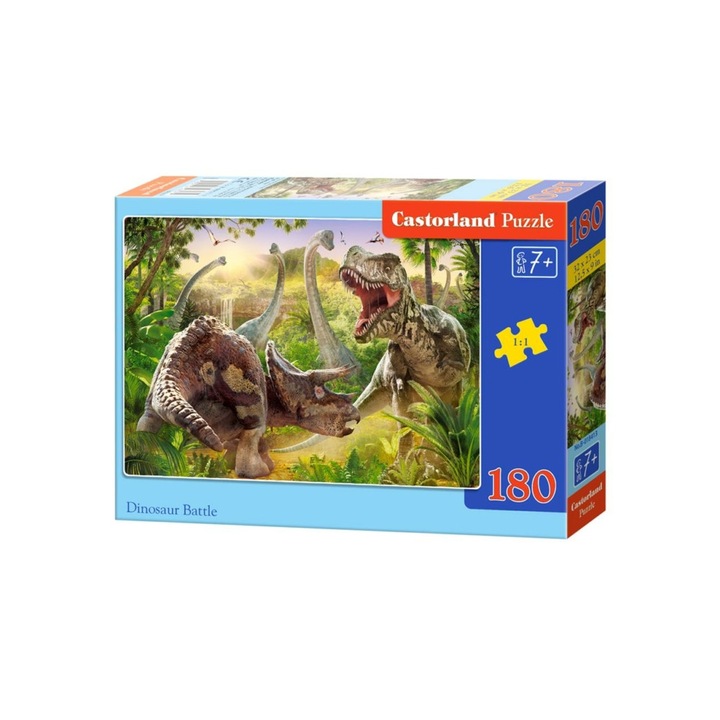 Castorland 180 db-os puzzle - Dínók harca (B-018413)