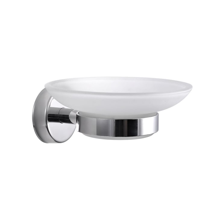 Suport sapun KAPITAN Modern, INOX 18/10, AISI304, Matt, Sticla
