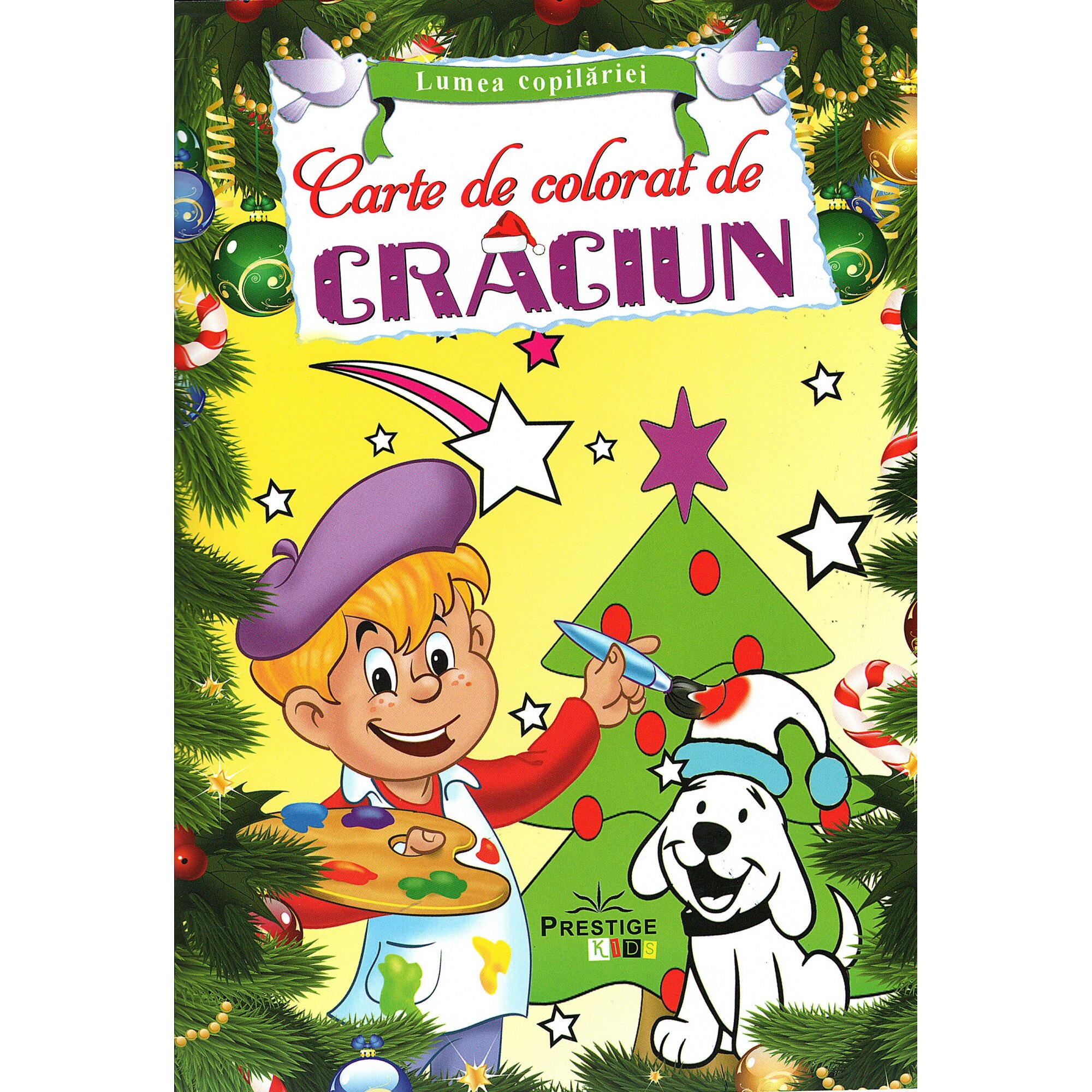 Carte de colorat de Craciun, Prestige kids