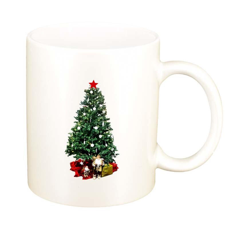 Cana Craciun, alb sidefata, 330ml, D164