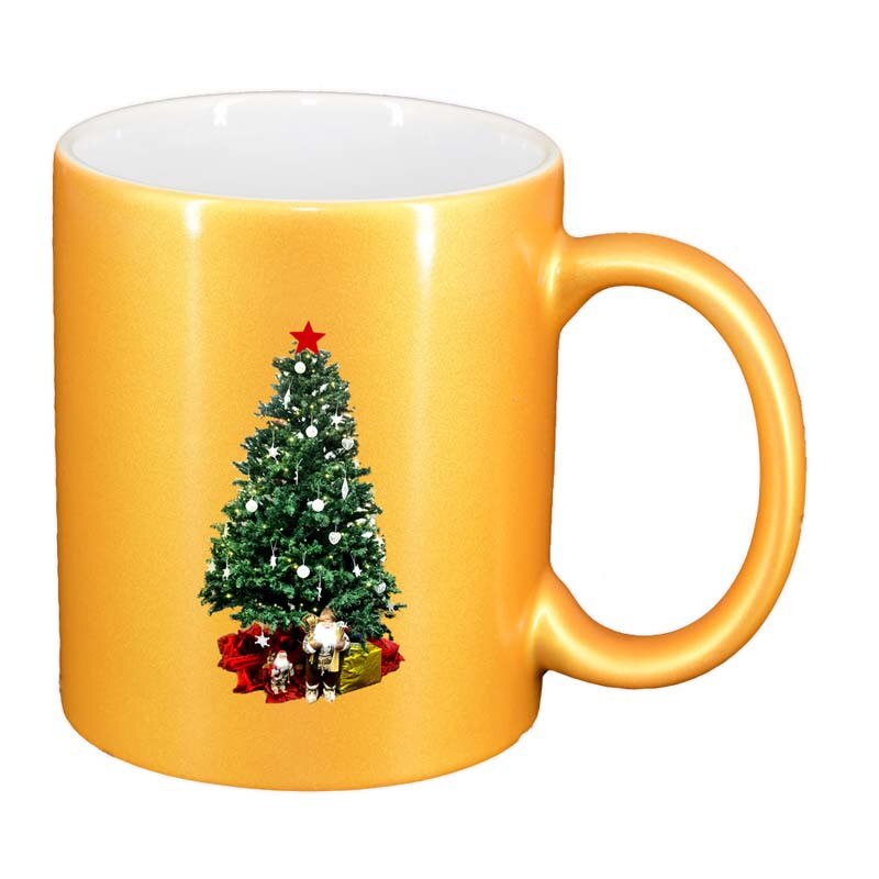 Cana Craciun, auriu sidefata, 330ml, D164