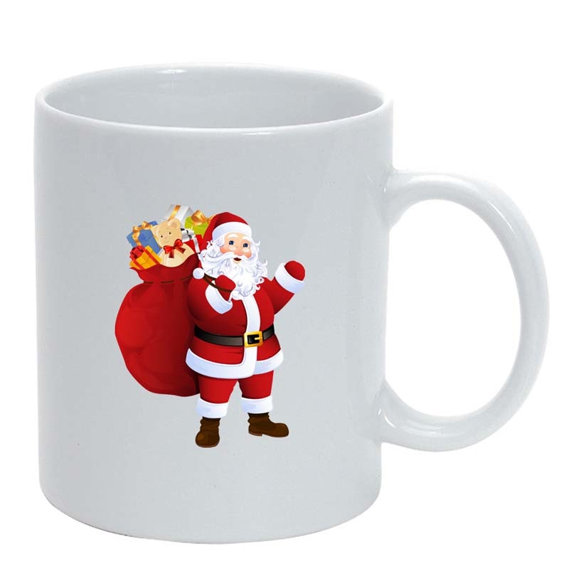 Cana Mos Craciun, alb, 330ml, D163