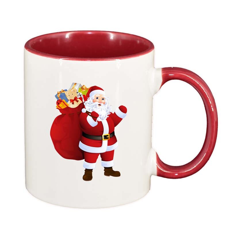 Cana Mos Craciun, interior rosu, 330ml, D163