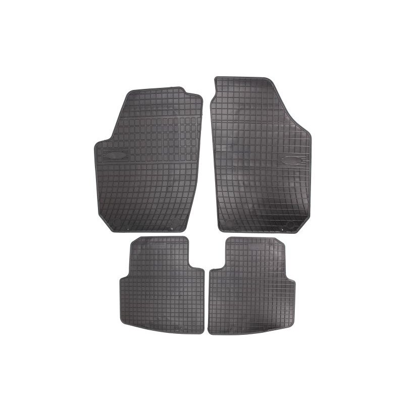 Set 4 covorase auto MAMMOOTH, Cauciuc, pentru SKODA ROOMSTER 2006-2015 VAN, Negru
