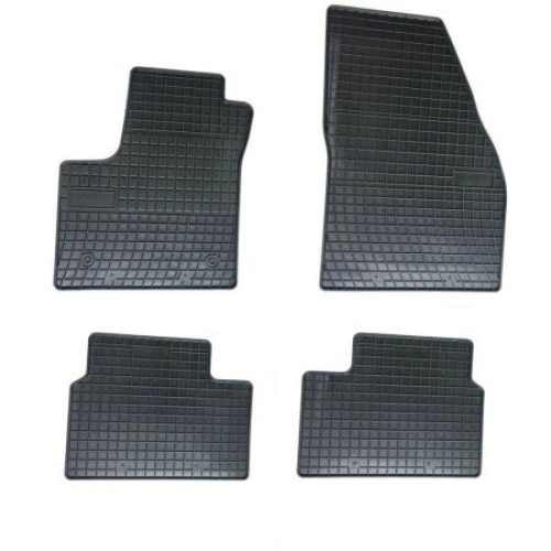 Set 4 covorase/presuri din cauciuc negru antiaderent dedicate OPEL MERIVA II B dupa 2010