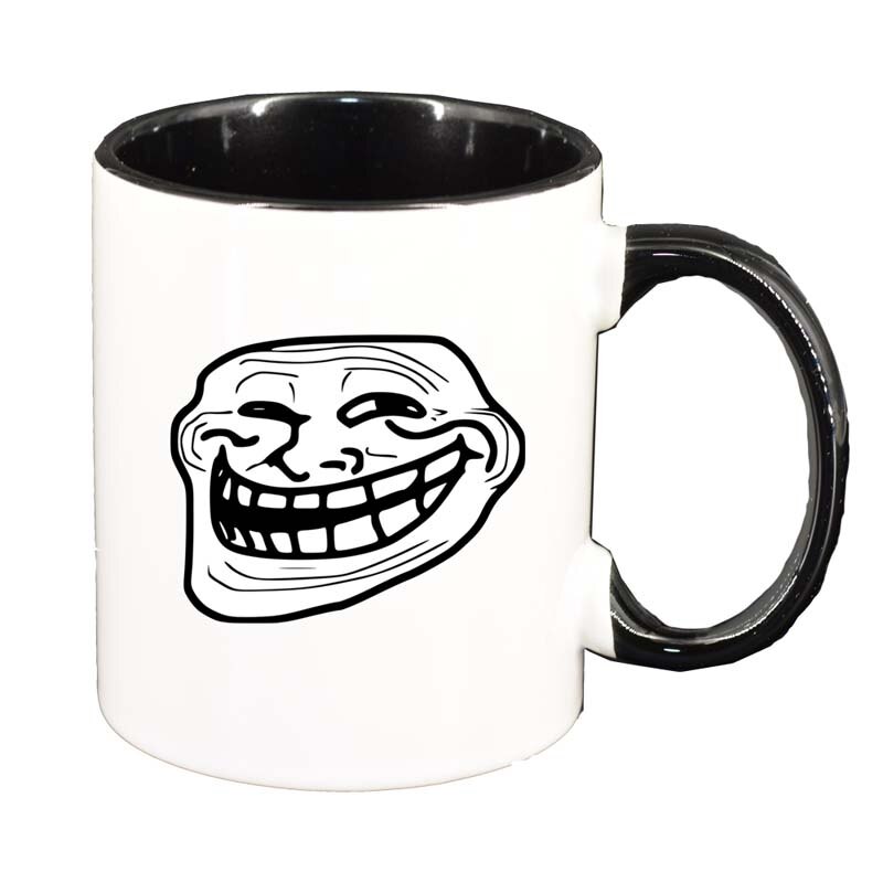 Cana Troll, interior negru, 330ml, D179