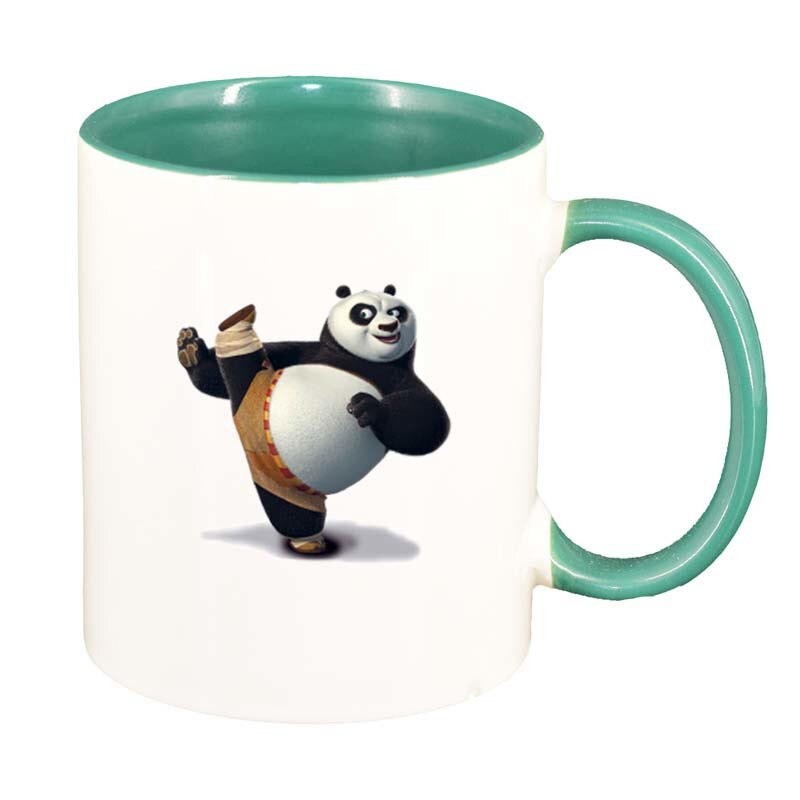 Cana Kungfu Panda, interior verde, 330ml, D184