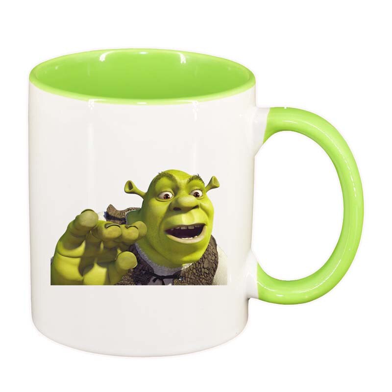 Cana Shrek, interior verde deschis, 330ml, D190