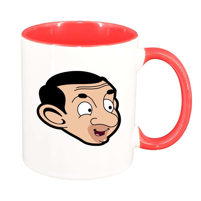 Cana MrBean, interior rosu, 330ml, D187