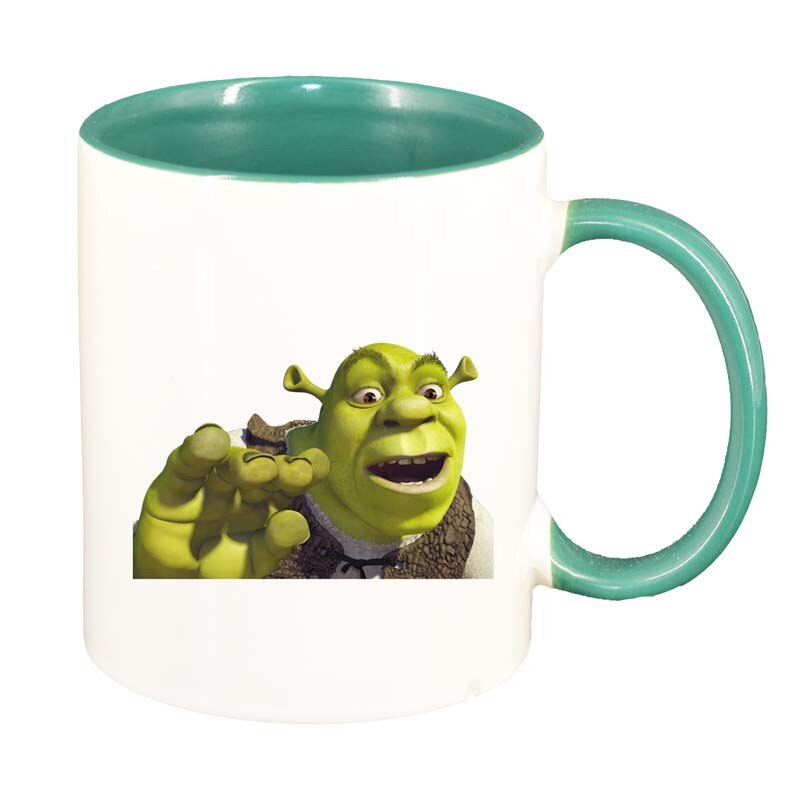 Cana Shrek, interior verde, 330ml, D190