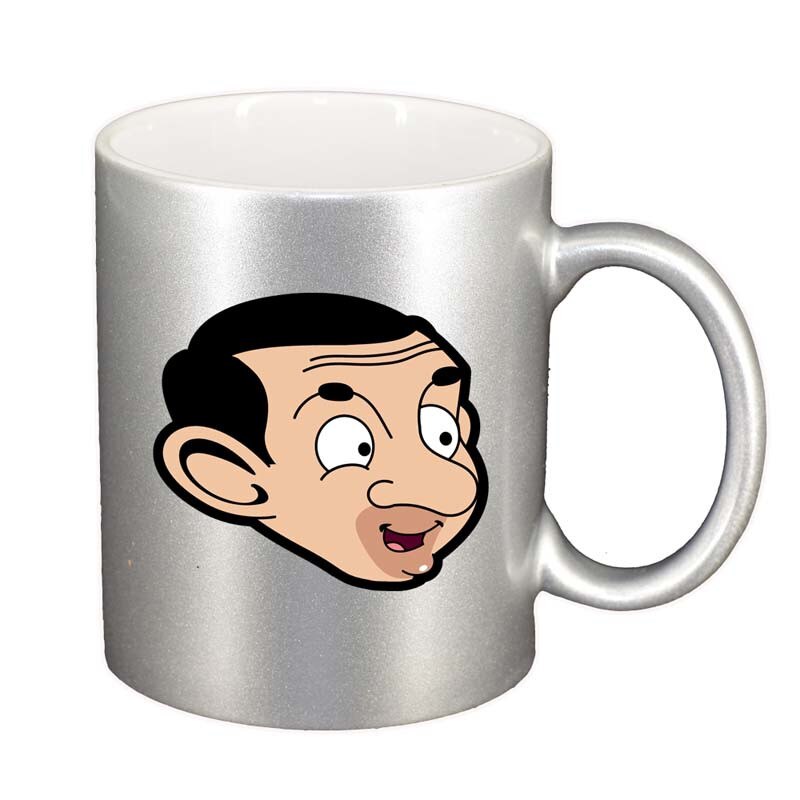 Cana MrBean, argintiu sidefata, 330ml, D187