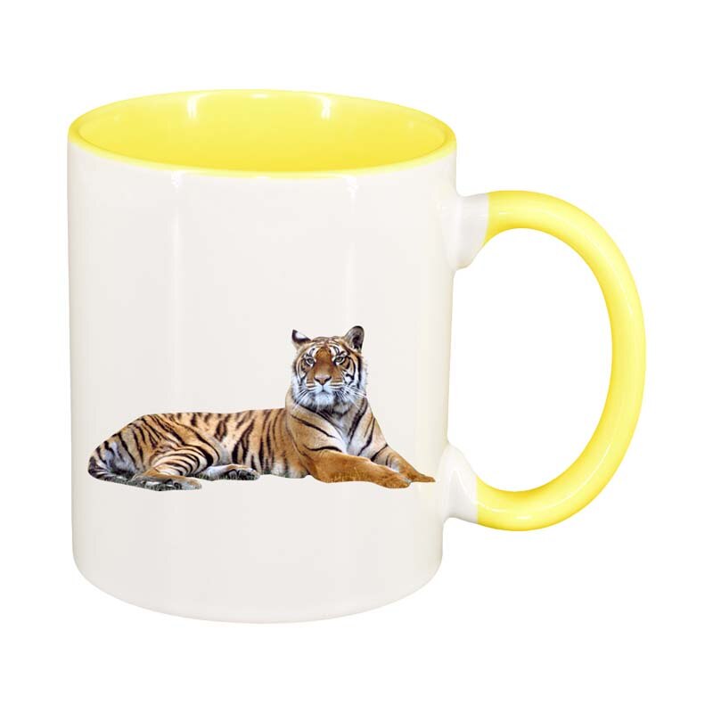 Cana Tigru, interior galben, 330ml, D194