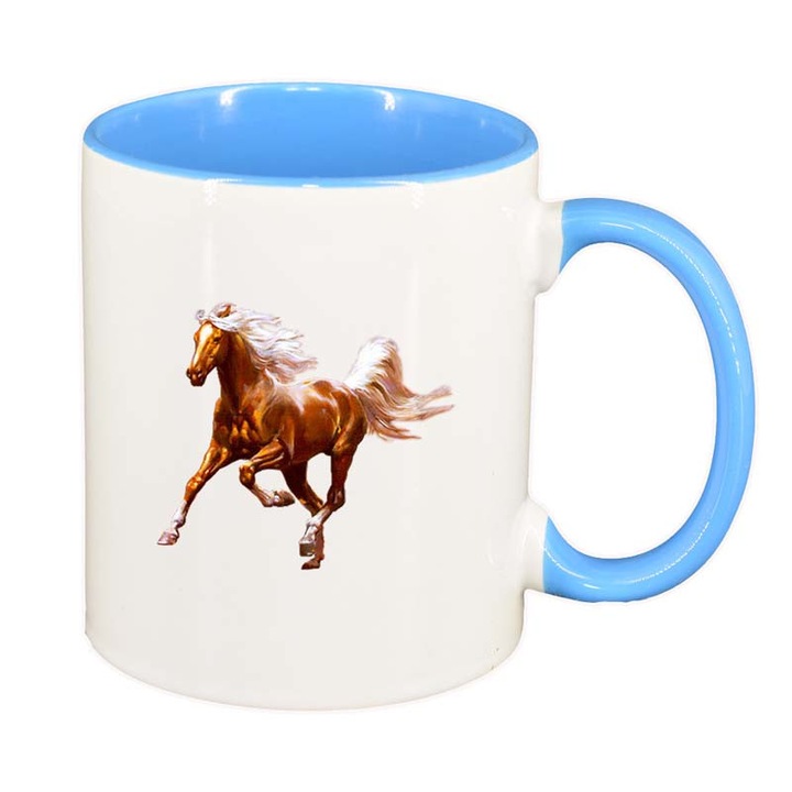 Cana Cal, interior albastru, 330ml, D198