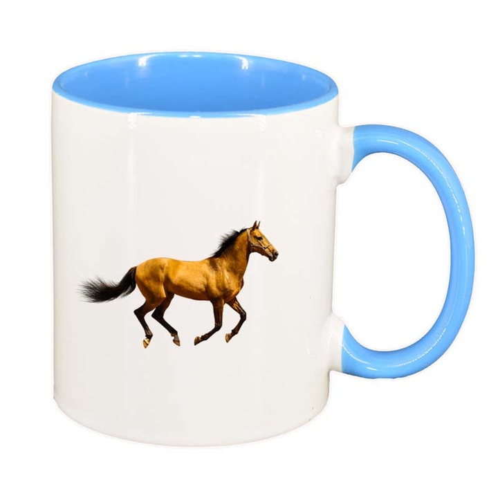 Cana Cal, interior albastru, 330ml, D197