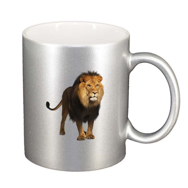 Cana Leu, argintiu sidefata, 330ml, D195