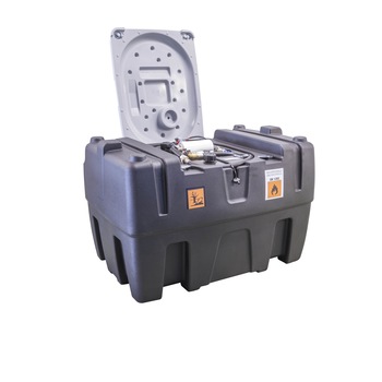 Bazin rezervor transportabil ADR pentru motorina TT440 echipat cu pompa 12V completa, capac, debitmetru electronic Bazin rezervor transportabil ADR pentru motorina TT440 echipat cu pompa 12V completa, capac, debitmetru electronic