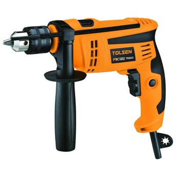 Masina de gaurit cu percutie profesionala (bormasina) Tolsen, 79503, 850 W, 2900 RPM + Burghiu Masina de gaurit cu percutie profesionala (bormasina) Tolsen, 79503, 850 W, 2900 RPM + Burghiu