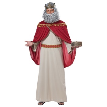Costum mag regele Melchior de lux adulti XL Costum mag regele Melchior de lux adulti XL