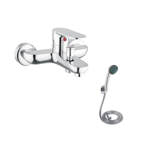 Baterie Aquafeast, B 07, Montare perete, Metal compozit, 150 mm