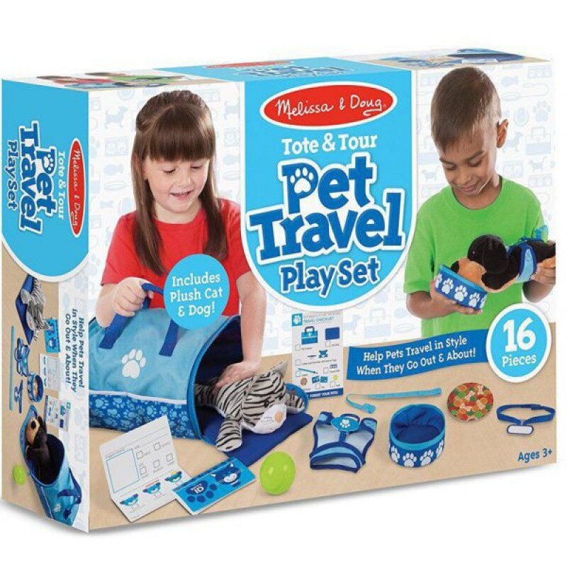 Set de joaca Animalele de Companie Calatoresc Melissa & Doug, 3 ani+