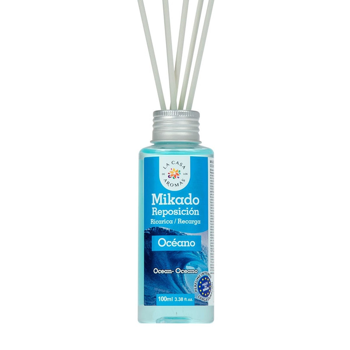 Rezerva odorizant camera cu betisoare de rattan LCLA Oceano, 100 ml
