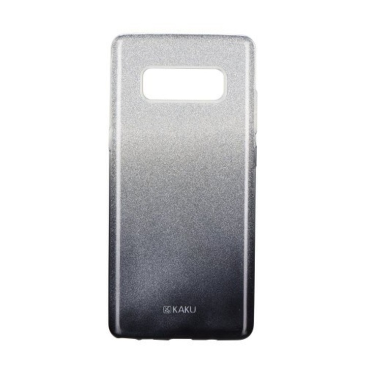 Силиконов калъф кейс ,Shining Kaku ,за Samsung N950 Note 8 ,брокат, сив